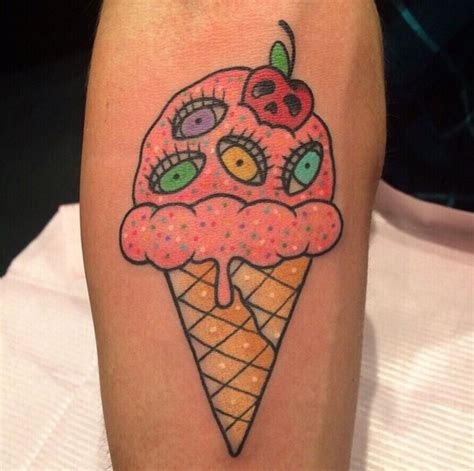 ice cream cone tattoo meaning.